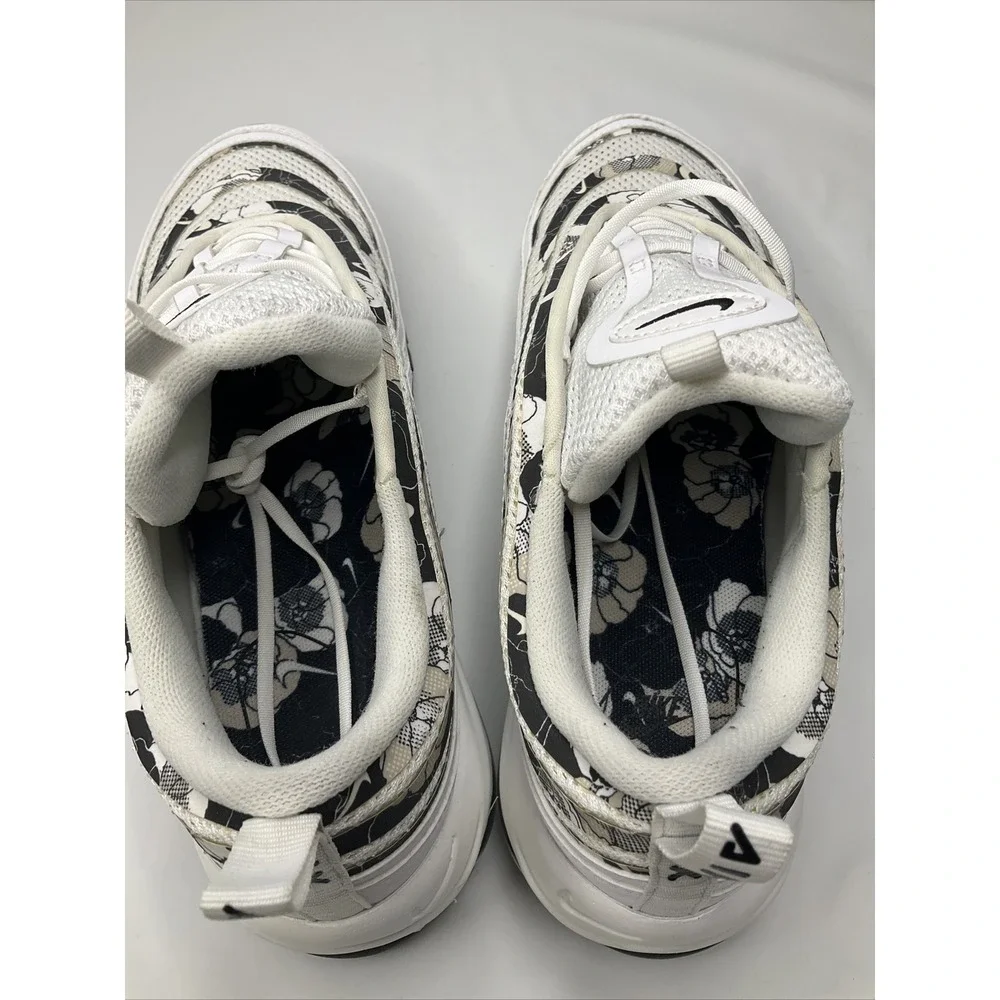 Nike Air Max 97 SE Sneakers Women Sz 9.5 Shoes White Floral BV0129-100 Running